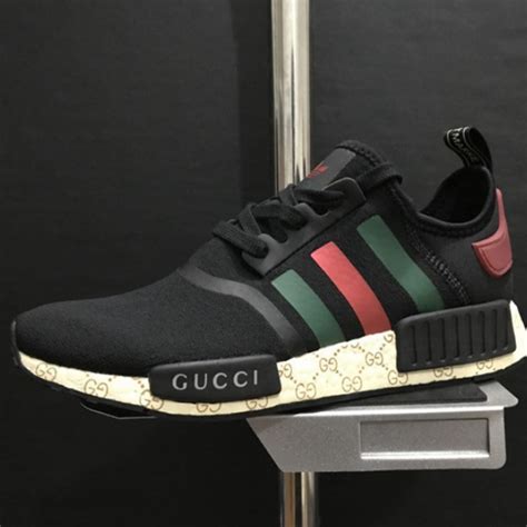 adidas nmd x gucci black|adidas x gucci accessories.